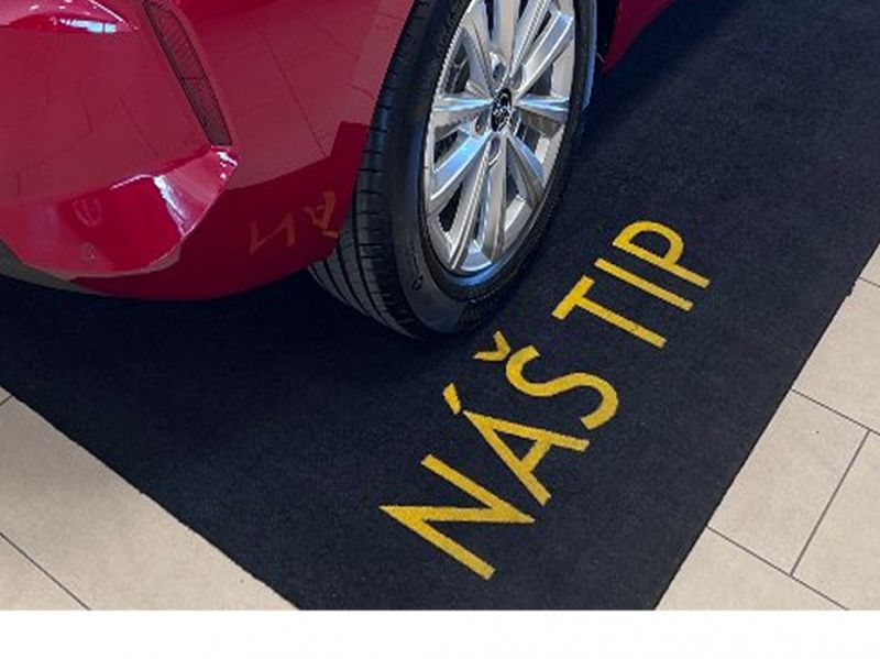 Logo v koberci - Koberce pod auta